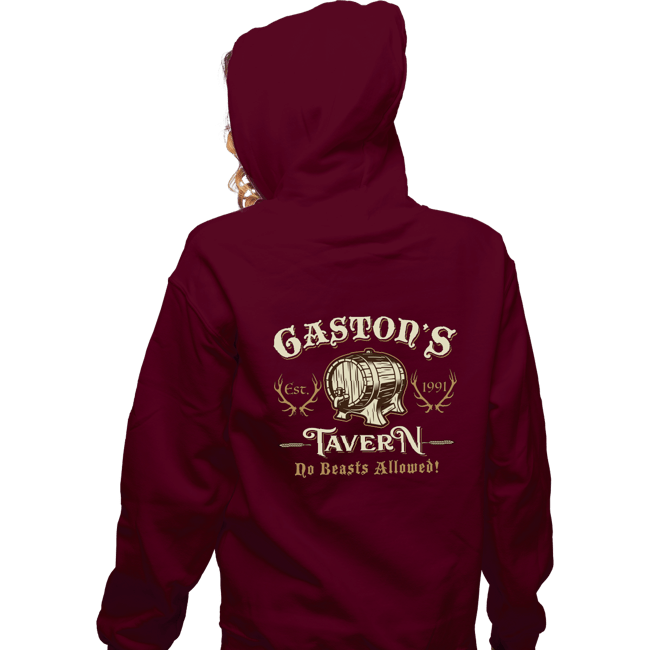 Secret_Shirts Zippered Hoodies, Unisex / Small / Maroon Gaston's Tavern