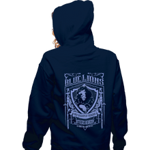 Load image into Gallery viewer, Shirts Pullover Hoodies, Unisex / Small / Navy Blue Lions Officers Academy
