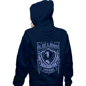 Shirts Pullover Hoodies, Unisex / Small / Navy Blue Lions Officers Academy