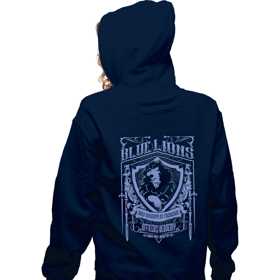 Shirts Pullover Hoodies, Unisex / Small / Navy Blue Lions Officers Academy