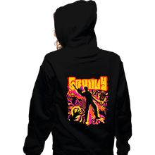 Load image into Gallery viewer, Daily_Deal_Shirts Zippered Hoodies, Unisex / Small / Black Retro Stay Groovy
