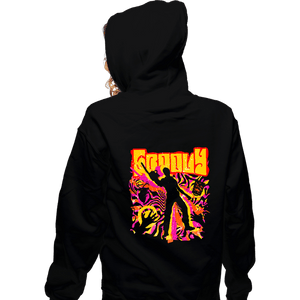Daily_Deal_Shirts Zippered Hoodies, Unisex / Small / Black Retro Stay Groovy
