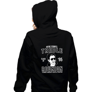 Secret_Shirts Zippered Hoodies, Unisex / Small / Black Trebel Reunion