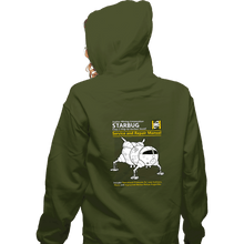 Load image into Gallery viewer, Shirts Zippered Hoodies, Unisex / Small / Military Green Starbug Repair Manual
