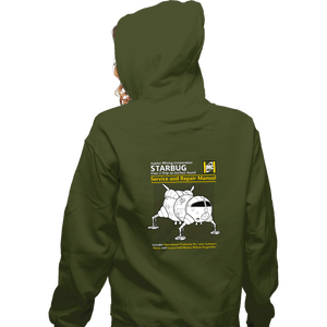 Shirts Zippered Hoodies, Unisex / Small / Military Green Starbug Repair Manual