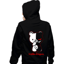 Load image into Gallery viewer, Shirts Zippered Hoodies, Unisex / Small / Black Hello Despair
