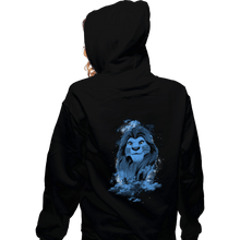 Load image into Gallery viewer, Shirts Zippered Hoodies, Unisex / Small / Black The Lion
