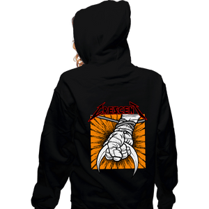 Secret_Shirts Zippered Hoodies, Unisex / Small / Black Crescent