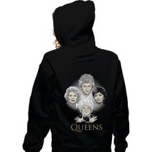 Load image into Gallery viewer, Shirts Zippered Hoodies, Unisex / Small / Black Golden Queens
