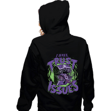Load image into Gallery viewer, Daily_Deal_Shirts Zippered Hoodies, Unisex / Small / Black Trust Issues

