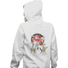 Load image into Gallery viewer, Shirts Zippered Hoodies, Unisex / Small / White Okami Ink
