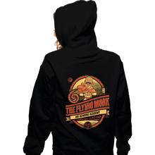 Load image into Gallery viewer, Daily_Deal_Shirts Zippered Hoodies, Unisex / Small / Black The Flying Monk
