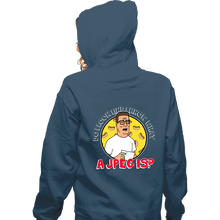 Load image into Gallery viewer, Daily_Deal_Shirts Zippered Hoodies, Unisex / Small / Indigo Blue JPEG Hank
