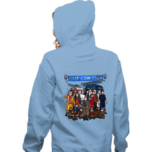 Load image into Gallery viewer, Daily_Deal_Shirts Zippered Hoodies, Unisex / Small / Royal Blue Welcome To Time Con
