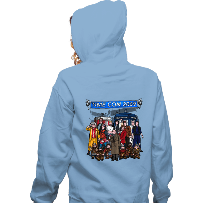 Daily_Deal_Shirts Zippered Hoodies, Unisex / Small / Royal Blue Welcome To Time Con