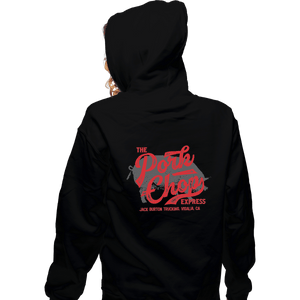 Shirts Zippered Hoodies, Unisex / Small / Black The Pork Chop Express