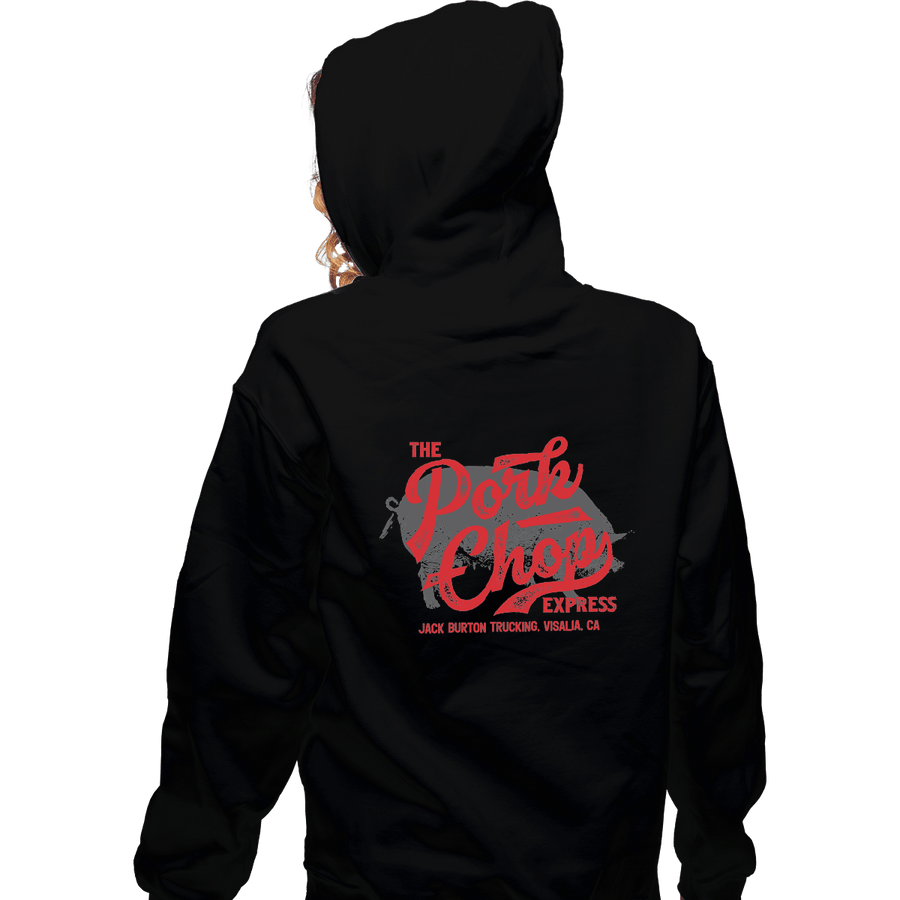 Shirts Zippered Hoodies, Unisex / Small / Black The Pork Chop Express