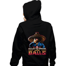 Load image into Gallery viewer, Shirts Zippered Hoodies, Unisex / Small / Black Ball Breaker
