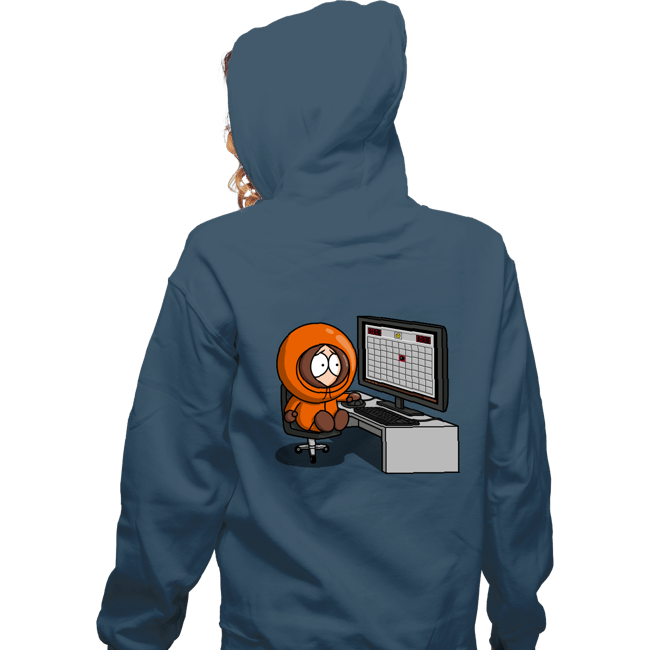 Daily_Deal_Shirts Zippered Hoodies, Unisex / Small / Indigo Blue Always Dead!