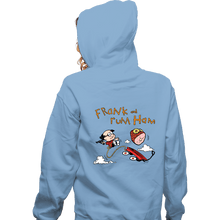 Load image into Gallery viewer, Secret_Shirts Zippered Hoodies, Unisex / Small / Royal Blue Frank &amp; Rum Ham!
