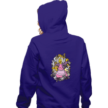 Load image into Gallery viewer, Secret_Shirts Zippered Hoodies, Unisex / Small / Violet Ameri-cat Beauty
