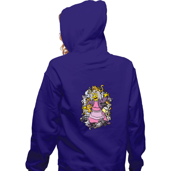 Secret_Shirts Zippered Hoodies, Unisex / Small / Violet Ameri-cat Beauty