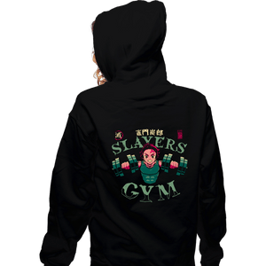 Secret_Shirts Zippered Hoodies, Unisex / Small / Black Tanjiro Slayers Gym