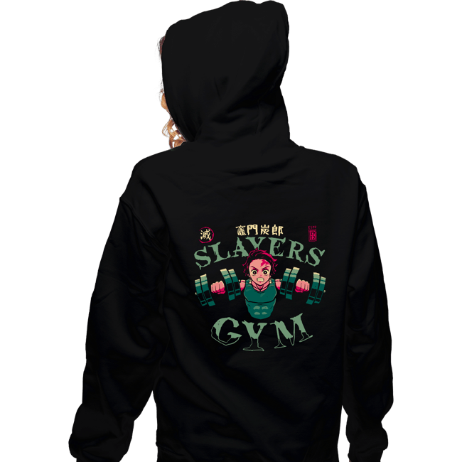 Secret_Shirts Zippered Hoodies, Unisex / Small / Black Tanjiro Slayers Gym