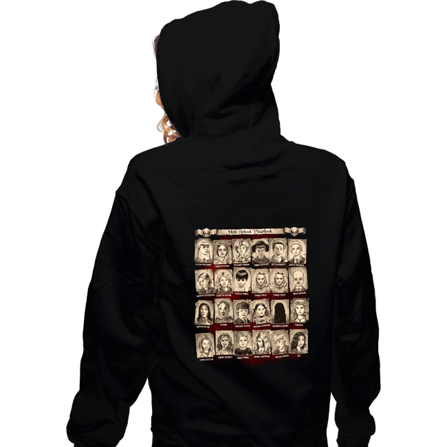 Shirts Zippered Hoodies, Unisex / Small / Black Hellschool Yearbook