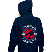 Load image into Gallery viewer, Daily_Deal_Shirts Zippered Hoodies, Unisex / Small / Navy Thundera University
