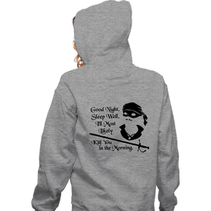 Shirts Zippered Hoodies, Unisex / Small / Sports Grey Good Night