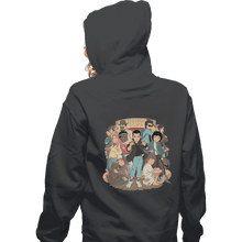 Load image into Gallery viewer, Shirts Zippered Hoodies, Unisex / Small / Dark Heather Stranger Anime
