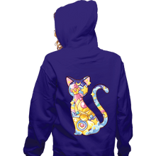 Load image into Gallery viewer, Shirts Zippered Hoodies, Unisex / Small / Violet Magical Silhouettes -  Luna
