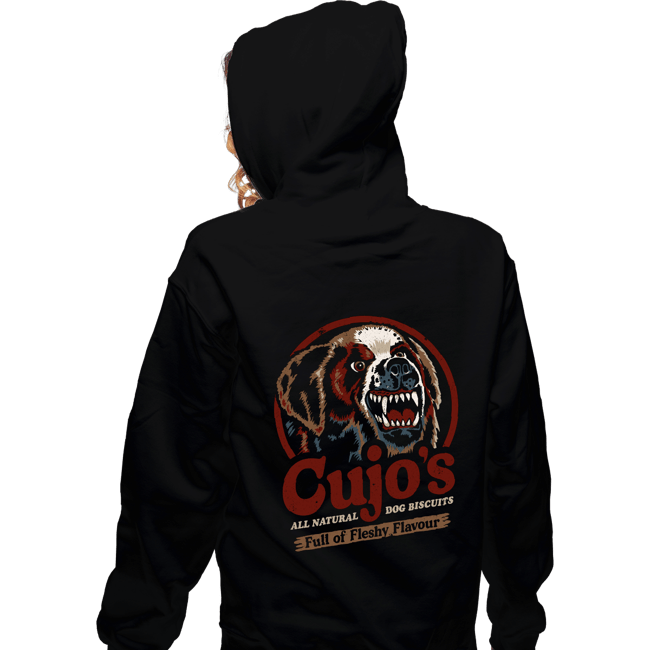 Daily_Deal_Shirts Zippered Hoodies, Unisex / Small / Black Cujo's Dog Food