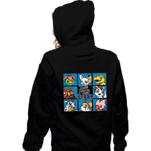Load image into Gallery viewer, Secret_Shirts Zippered Hoodies, Unisex / Small / Black Digi Bunch
