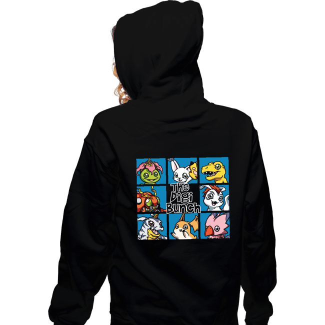 Secret_Shirts Zippered Hoodies, Unisex / Small / Black Digi Bunch