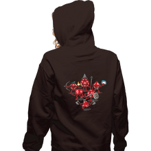Load image into Gallery viewer, Secret_Shirts Zippered Hoodies, Unisex / Small / Dark Chocolate Adventure Party Secret Sale
