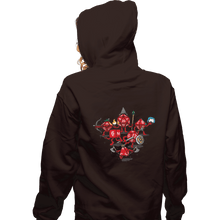 Load image into Gallery viewer, Secret_Shirts Zippered Hoodies, Unisex / Small / Dark Chocolate Adventure Party Secret Sale
