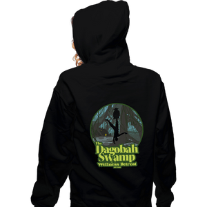 Daily_Deal_Shirts Zippered Hoodies, Unisex / Small / Black Dagobah Wellness Retreat