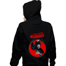 Load image into Gallery viewer, Shirts Zippered Hoodies, Unisex / Small / Black The Living Vampire Morbius
