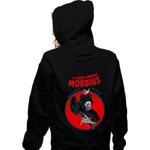 Shirts Zippered Hoodies, Unisex / Small / Black The Living Vampire Morbius