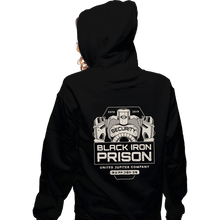 Load image into Gallery viewer, Shirts Zippered Hoodies, Unisex / Small / Black Prison Security Robots
