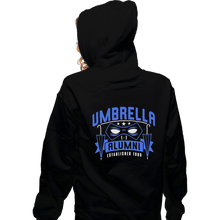 Load image into Gallery viewer, Shirts Zippered Hoodies, Unisex / Small / Black Umbrella Alumni
