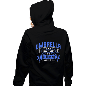 Shirts Zippered Hoodies, Unisex / Small / Black Umbrella Alumni