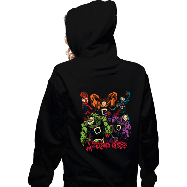 Secret_Shirts Zippered Hoodies, Unisex / Small / Black Morgue Stars Sale