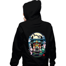 Load image into Gallery viewer, Daily_Deal_Shirts Zippered Hoodies, Unisex / Small / Black Spirited Journey
