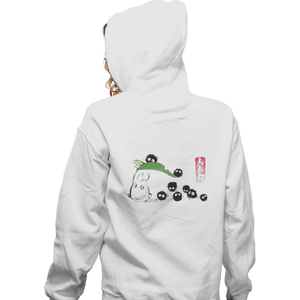 Shirts Zippered Hoodies, Unisex / Small / White Ink Forest