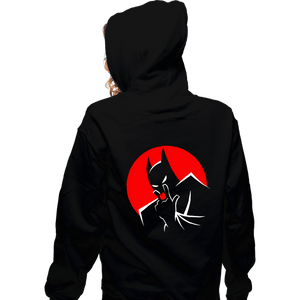 Shirts Zippered Hoodies, Unisex / Small / Black Muffman