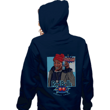 Load image into Gallery viewer, Secret_Shirts Zippered Hoodies, Unisex / Small / Navy Red Balls
