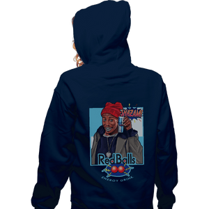 Secret_Shirts Zippered Hoodies, Unisex / Small / Navy Red Balls